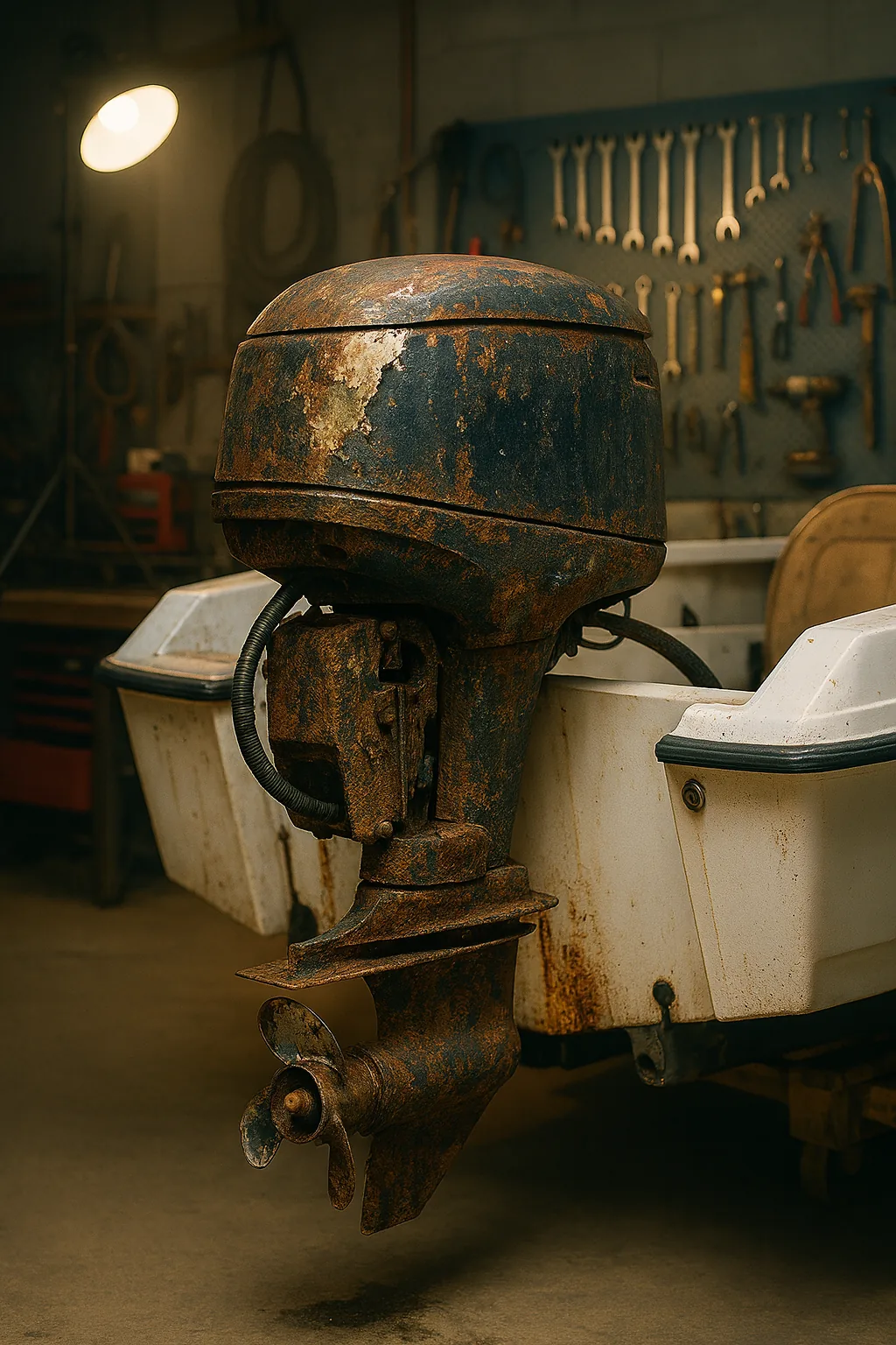 Engine before conversion